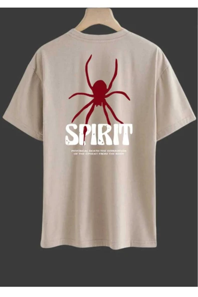 KOZİA OUTDOORS malkoçbey spırınt baskılı overisze unisex basic t-şhirt ürün görseli 1