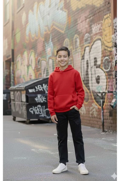 blackbonds çocuk kapşonlu sweatshirt - Resim 10