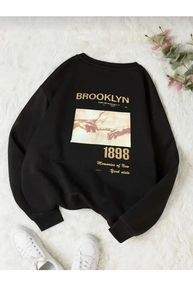 KOZİA OUTDOORS malkoçbey baskılı oversize unisex swetşhirt ürün görseli 1