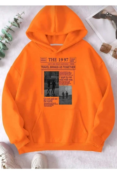 KOZİA OUTDOORS malkoçbey baskılı oversize unisex  swetşhirt ürün görseli 1