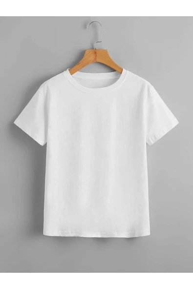 Tünel moda ÇOCUK SADE DÜZ SİYAH TSHİRT - Resim 2