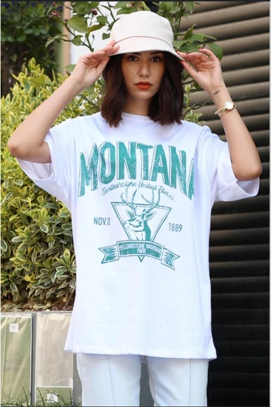 KOZİA OUTDOORS vengeance baskılı oversize unisex oyaka t-şhirt ürün görseli 1