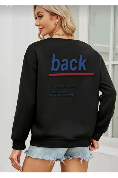 KOZİA OUTDOORS malkoçbey baskılı oversize unisex swetşhirt ürün görseli 1