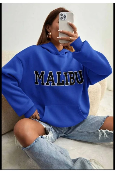 KOZİA OUTDOORS malkoçbey kapüşonlu baskılı oversize unisex sweatşhirt ürün görseli 1