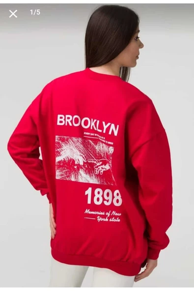 KOZİA OUTDOORS malkoçbey el baskılı oversize unisex o yaka swaetşhirt ürün görseli 1