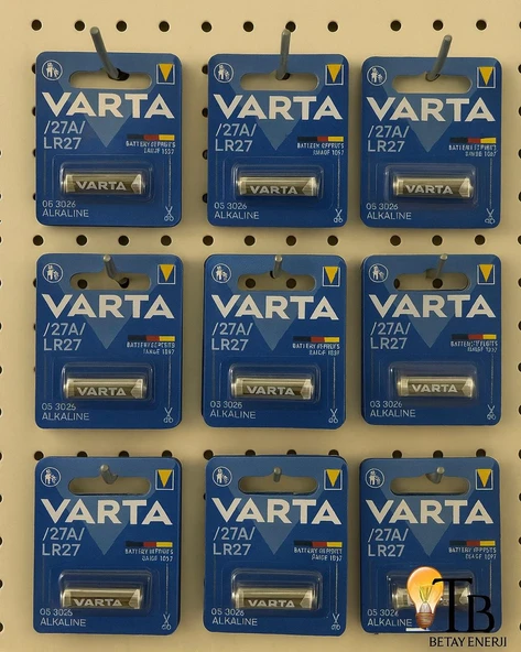 27A / LR27 12V pil 8'li ürün görseli 1