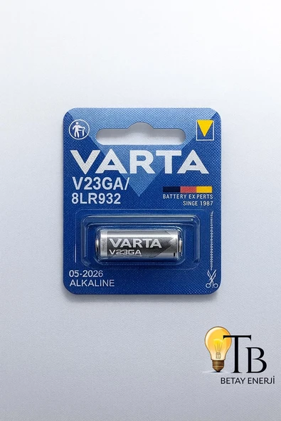V23GA / 8LR932 12V mini pil, - Resim 2