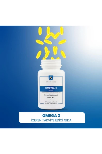 Smart Caps Omega 3 Premium 30 Softgels ürün görseli 1