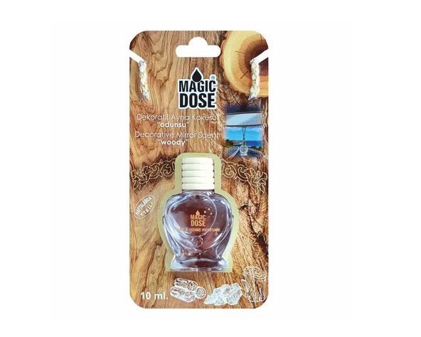 Autokit Magic Dose Dekoratif Ayna Kokusu Odunsu 10ml ürün görseli 1