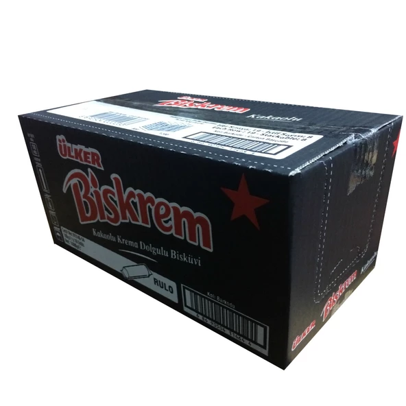 Ülker Biskrem Kakaolu Rulo Bisküvi 100 gr 18 Adet ürün görseli 1
