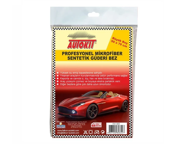 Autokit Oto Kurulama Bezi 50x70cm ürün görseli 1