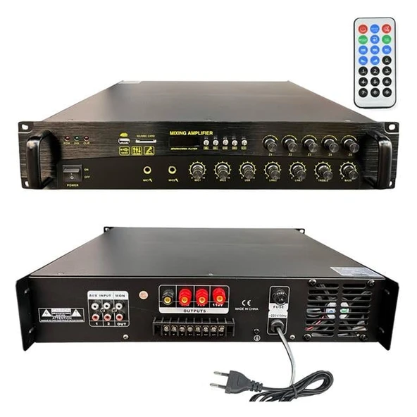 Bofmann BF-1005T 1000 Watt USB-SD-Bluetooth Hat Trafolu 5 Bölgeli Mixer Anfi ürün görseli 1