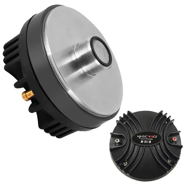 MagicVoice M-51/B 80W RMS 8 Ohm 51mm Profesyonel Hoparlör Tweeter Driver Ünitesi ürün görseli 1