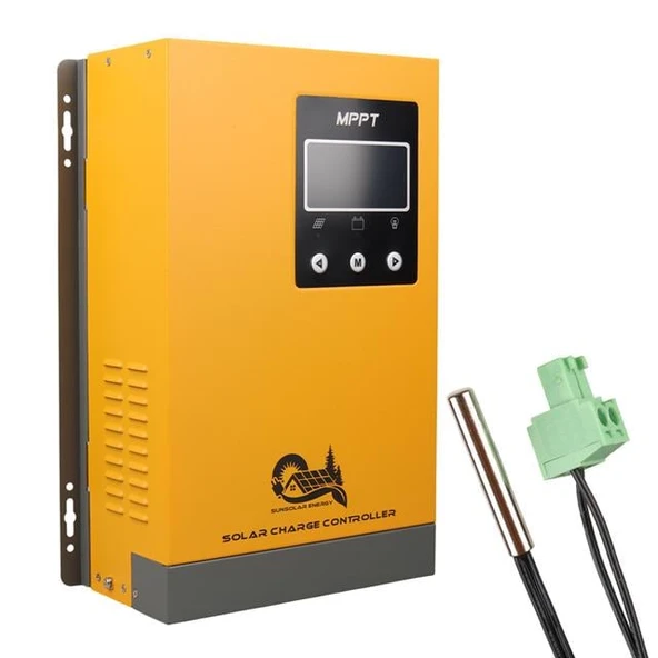 Sunsolar MPK80 MPPT Solar Şarj Kontrol Cihazı 80A (12V/24V/36V/48V Otomatik) 250V Maksimum PV LCD Ekranlı RS485 Portlu ürün görseli 1