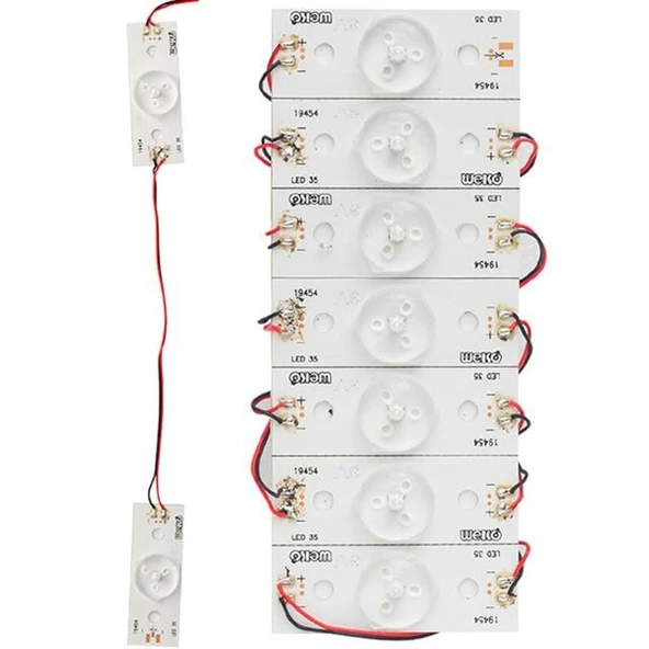 3 Volt Tek Kablolu Birbirine Bağlı Led (7'li Poşet) ürün görseli 1