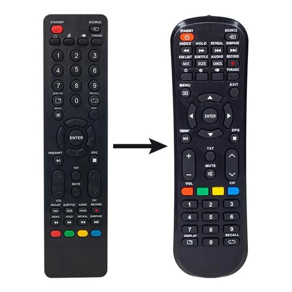 Awox Smart Lcd-Led Tv Kumanda ürün görseli 1
