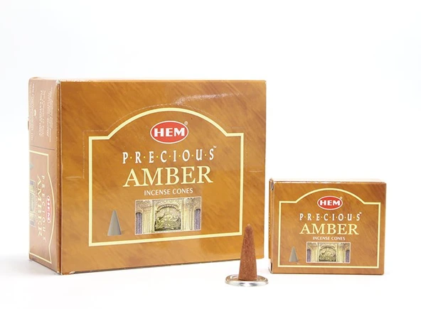 Precious Amber Aromalı Konik Tütsü ürün görseli 1