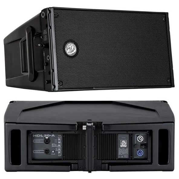 Shile HDL20-A 2x10" 1400 Watt 2 Yollu Profesyonel Aktif Line Array Kabin Hoparlör ürün görseli 1
