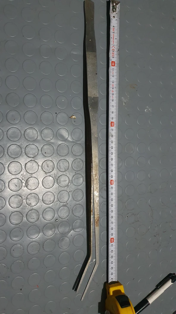 Akvaryum maşası 47 cm büyük çelik ikinci el ürün görseli 1