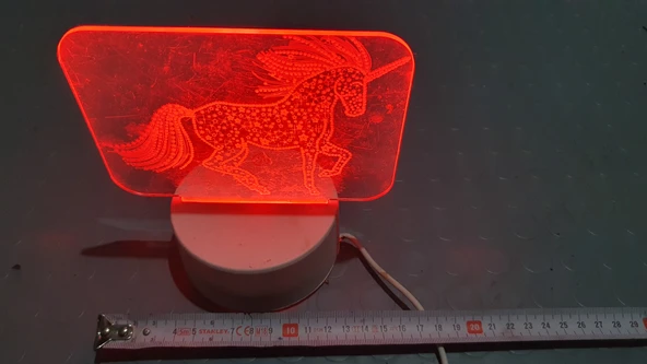 Usb dekor led at figürü yanip söner ikinci el ürün görseli 1