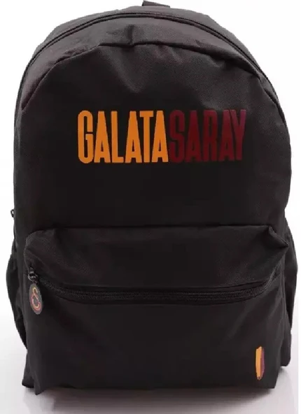 Galatasaray Sarı Kırmızı Baskı Siyah Sırt Çantası ürün görseli 1