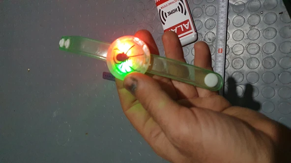 Örümcek isikli ledli oyuncak bileklik hallowen - Resim 5