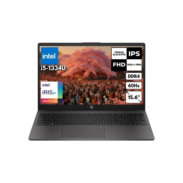 250 G10 I5-1334U 8gb 256 GB SSD Iris Xe Graphics 15.6" Fhd Windows 11 Home Taşınabilir Bilgisayar B2NC9ESHMF1 ürün görseli 1