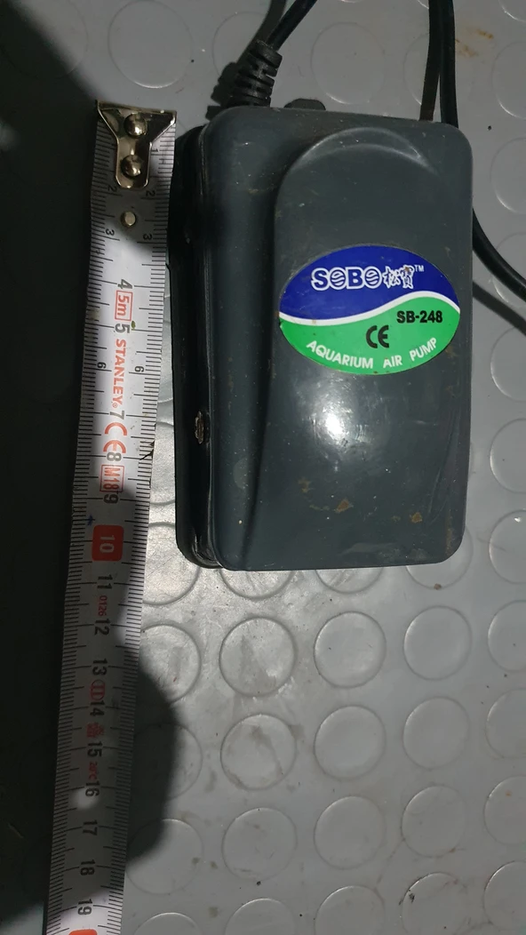 Akvaryum hava pompası sobo ikinci el sağlam ürün görseli 1