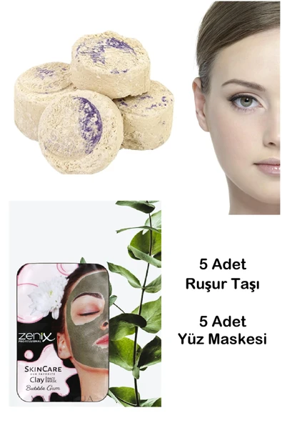 10'lu Peeling Maske Ruşur Taşı Cilt Bakım Seti ürün görseli 1