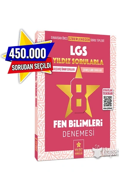 Lgs Yıldız Sorularla Fen Bilimleri 8 Denemesi ürün görseli 1