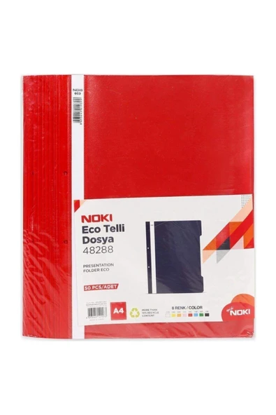 Noki Eco Telli Dosya Kırmızı Kod: 48288-080 ürün görseli 1