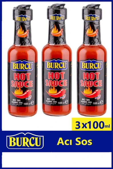 Burcu Acı Sos 100 ml x 3 Adet ürün görseli 1