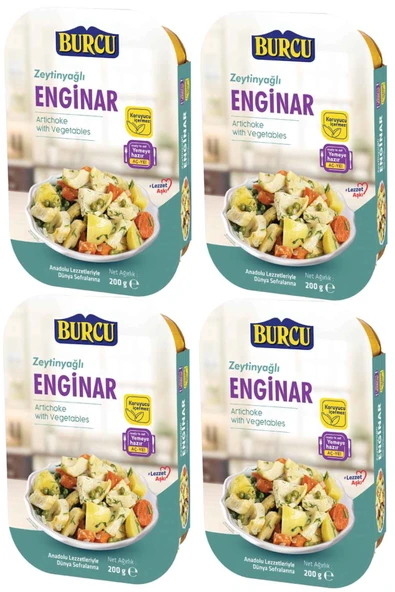 Burcu Zeytinyağlı Enginar 200 gr x 4 Adet ürün görseli 1