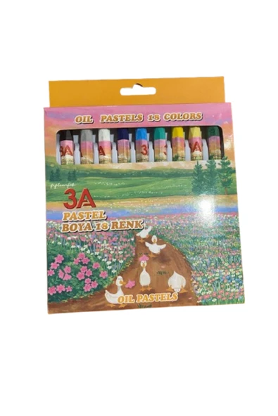3A Pastel Boya 18 Renk ürün görseli 1