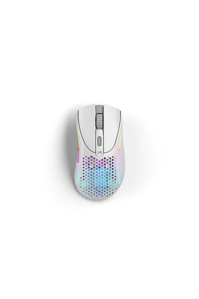 Glorious Model D 2 Kablosuz RGB Ergonomik Gaming Mouse 26K DPI 66 g – Mat Beyaz ürün görseli 1