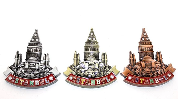 İstanbul Temalı Metal Magnet Model 1 ürün görseli 1