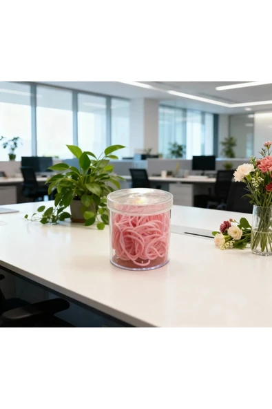 Çok Amaçlı Hobi ve Ofis Lastik Bant Seti Pastel Renk 70 gr. ürün görseli 1