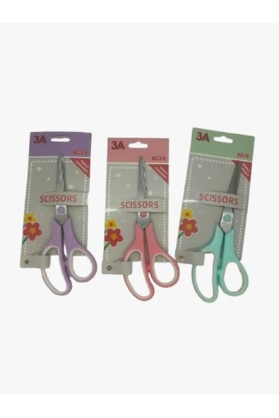 3A Pastel Renkli Makas 7,5 inch (19 cm) ürün görseli 1