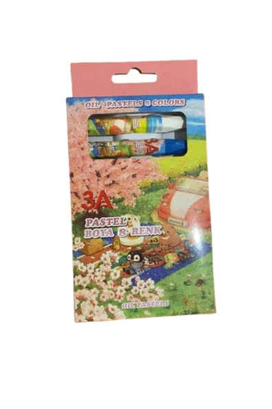 3A Pastel Boya 8 Renk 2 Adet Fiyatıdır ürün görseli 1