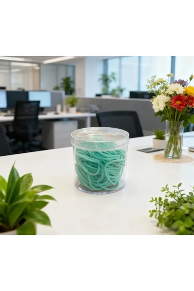 Çok Amaçlı Hobi ve Ofis Lastik Bant Seti Pastel Renk 70 gr. ürün görseli 1