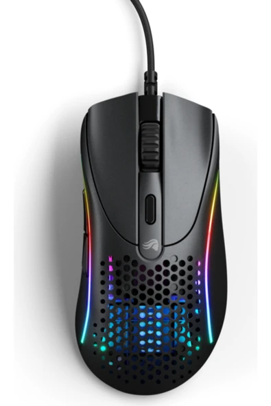 Glorious Model D 2 Kablolu RGB Ergonomik Gaming Mouse 26K DPI 58g – Mat Siyah ürün görseli 1