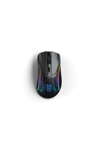 Glorious Model D 2 Kablosuz RGB Ergonomik Gaming Mouse 26000 DPI Mat Siyah ürün görseli 1