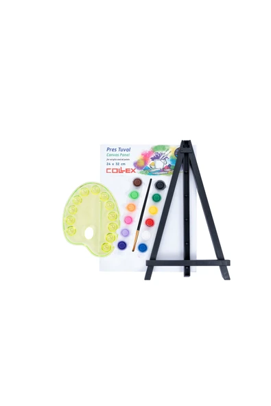 Ark Plastik Tuval Seti 24x32 Cm. Şövaleli ürün görseli 1