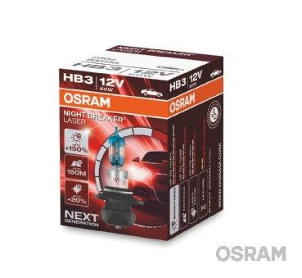 Unıversal Halogen Ampul Hb3 12v 60w (ikili) - Osram 9005nl ürün görseli 1