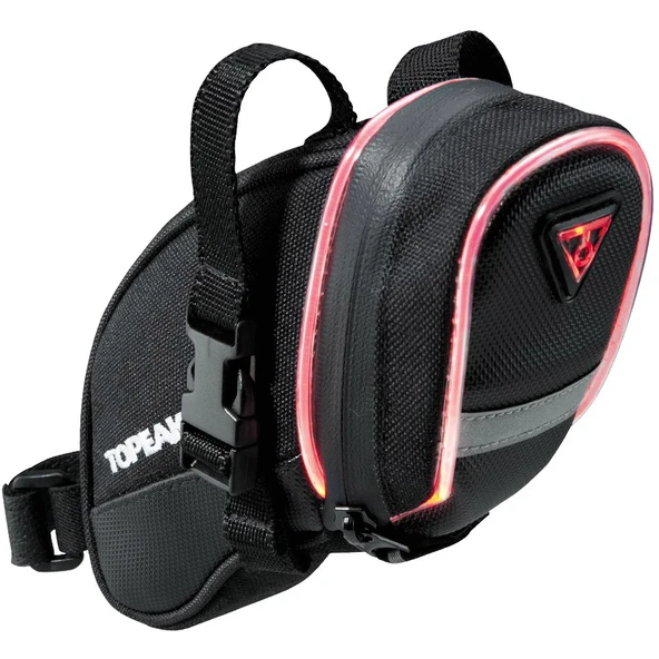 Topeak Aero Wedge IGlow Led Işıklı Sele Altı Çanta 0.5L Small TIG-AW02 ürün görseli 1