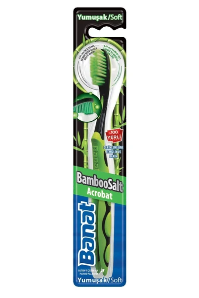 Banat Acrobat Bamboo Salt Yumuşak Diş Fırçası ürün görseli 1