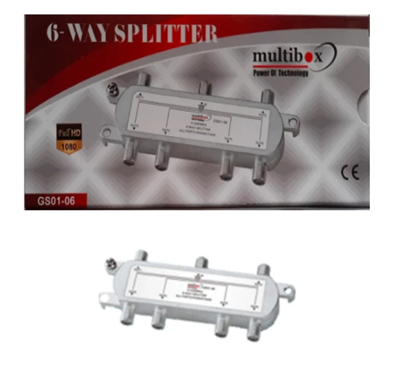 MULTİBOX  1/6 6 WAY SPLITTER 5-2500 MHZ ürün görseli 1