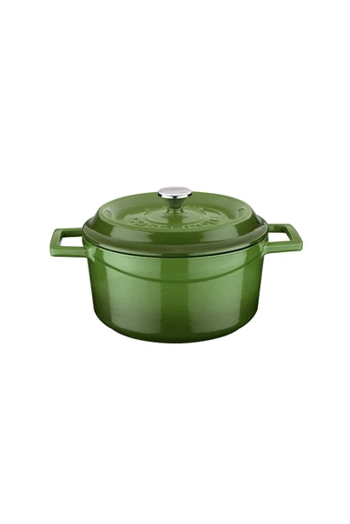 Döküm Yuvarlak Tencere. Trendy Çap(Ø)20cm. lav-lvytc20k2g-p-6612 ürün görseli 1