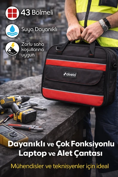 Alveta Profesyonel Laptop Saha Çantası 8684251117 ürün görseli 1