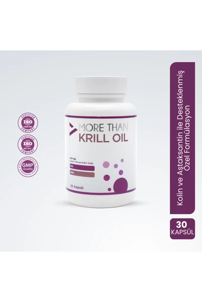 MORE THAN Krill Oil 30 Kapsül ürün görseli 1